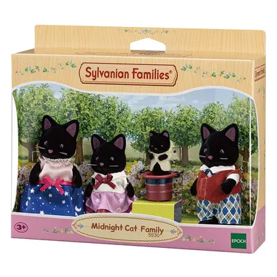 Sylvanian Families Midnight Cat Family