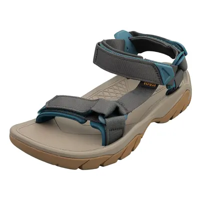 (9) Teva Terra Fi Universal Mens Walking Sandals in Charcoal