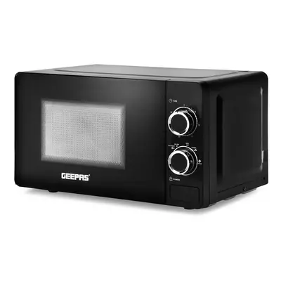 Geepas 20L Mini Microwave Oven 700W Manual Freestanding Oven levels