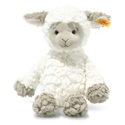 Steiff Lita Lamb Toy Figure - Premium Soft Cuddly Friends Stuffed Animal for Kids (White/Taupe, 