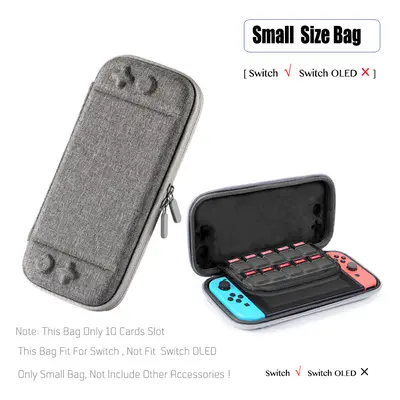 (Only Small Bag) New Nintendoswitch Big Storage Pouch Cute Case Travel Suitcase Nitendo Console 