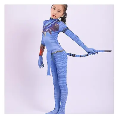 (Female, Adult S(140-150cm)) Avatar Cosplay Costume Halloween Fancy Dress