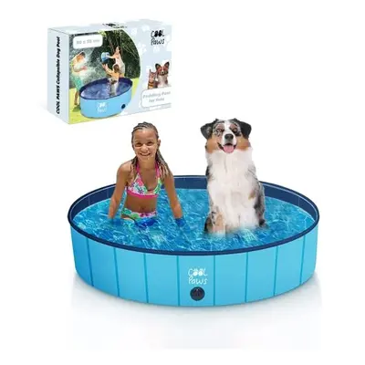 Collapsible Dog Pool x 30cm â Foldable Dog Paddling Pool | Plastic Paddling Pool for Dogs & Ca