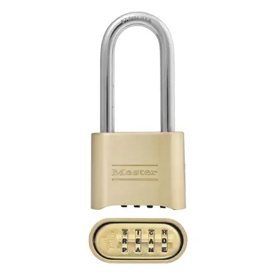 175DLHWD Combination Lock, Brass, 2-1/4 inch Shackle