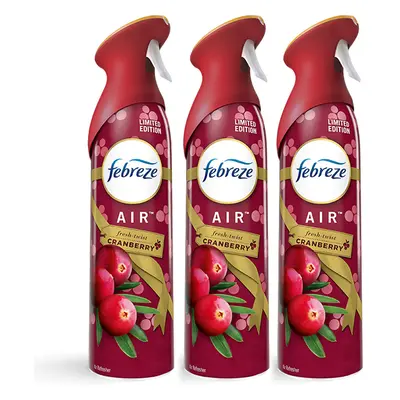 Febreze Air - Air Freshener Spray in Limited Edition Holiday Collection Fresh-Twist Cranberry Fr