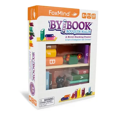 Foxmind Games: by The Book, a novel stacking puzzle, brainteaser logic with challenges, ages and