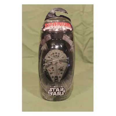 Titanium Series Star Wars 3INCH Vehicles - Battle RAVAGED M.Falcon