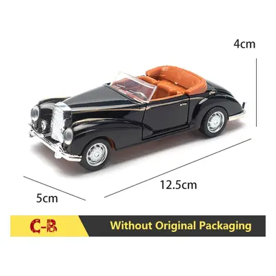 ((BZ)B.Black) 1:32 Alloy Diecast Mustang GT Classic Vintage Car Model Pull Back Car Miniature Ve