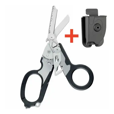 (Black Set) Multifunction Scissors XIAOTREE For Raptors First Aid Expert Tactical Folding Scisso