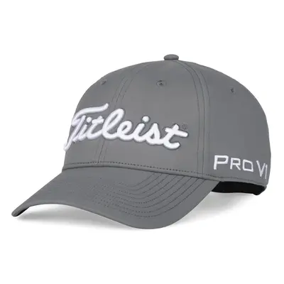 Titleist Men's Tour Performance Hat Charcoal/White