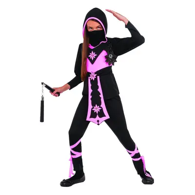 Rubie's Child's Pink Crystal Ninja Costume Small