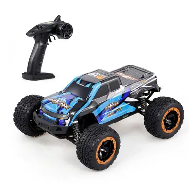 (blue) Linxtech 16889a 1/16 30km / H 4wd Rc Car Big Foot Brushless 2.4g Ad Alta