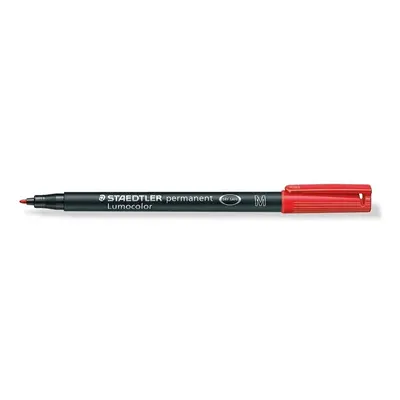 Staedtler Lumocolor Universal Permanent Medium Pens - Red, Pack of