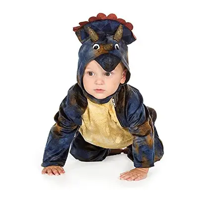 Baby Triceratops Onesie Official Natural History Museum Kids Dinosaur Costume, Years Unisex, Hig