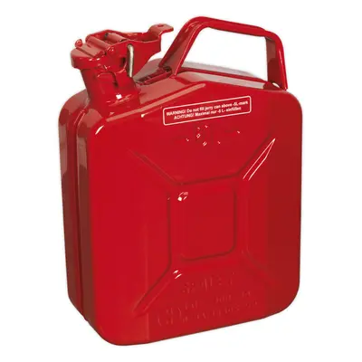 5 Litre Jerry Can - Leak-Proof Bayonet Closure - Fuel Resistant Lining - Red