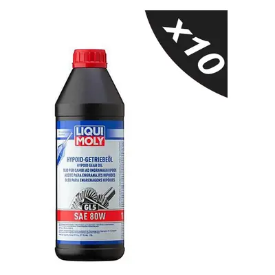 Liqui Moly Hypoid Gear Oil SAE 80W API GL5 MAN Typ M1 10x1L