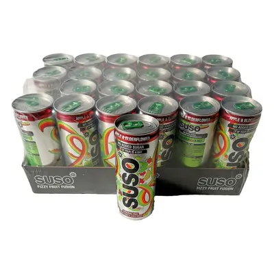 Suso Apple & Elderflower Fizzy Fruit Fusion x 250ml