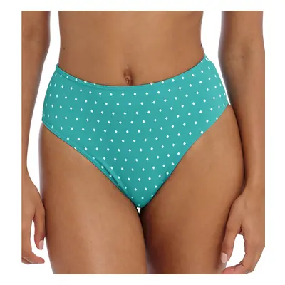 Freya Jewel Cove High Waist High Leg Swim Brief Small Marine