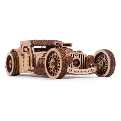 Wood Trick Hot Rod Wooden Model Car Kit to Build - Rides up to feet - Very Detailed and Sturdy -