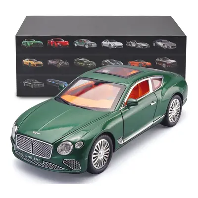 (green with box) 1:24 Continental GT Model Car Alloy Diecast Toy Car Collectible Pull Back Toy V