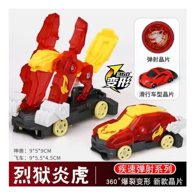 (No box, 11) Explosion Wild Speed Fly Deformation Car Screechers Beast Attack Action