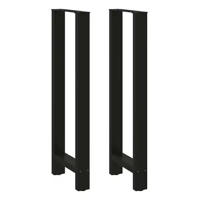 (black, x (110-111) cm) vidaXL Coffee Table Legs Desk Legs Metal Furniture Legs Bar Stand DIY St