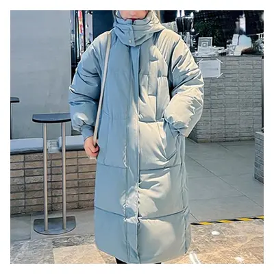 (blue, XXL) New Winter And Autumn Women White Duck Down Hoodies Puffer Jackets Coats Warm Windpr