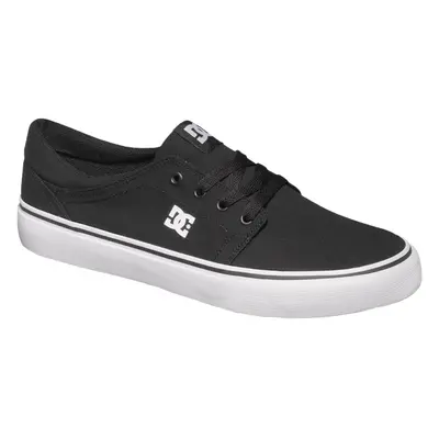 (8 UK, Black/White) DC Shoes Mens Trase TX Textile Skateboarding Trainers Sneakers Shoes Pumps