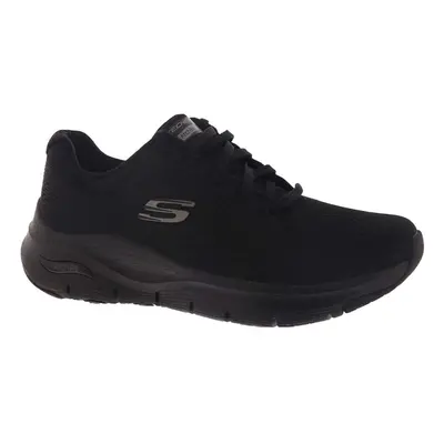 Skechers Women's Low-Top Trainers Sneaker Black Mesh Trim 8.5 Wide