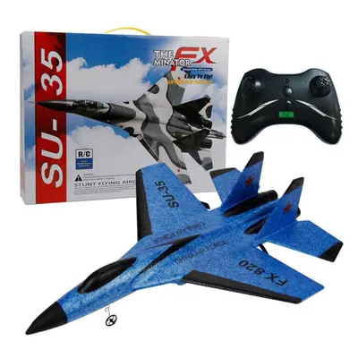 (39cm blue) FX620 RC Plane Toy Cessna 150m Jet Su35 Electric Foam Flyer Remote Control Hawker Gl