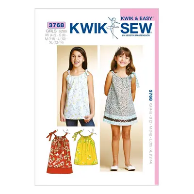 Kwik Sew K3768 Dress and Tunic Sewing Pattern Size XS-S-M-L-XL