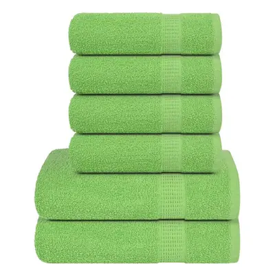 (green) vidaXL Towel Set Piece Tea Towel Hand Towel Wash Towel gsm 100% Cotton