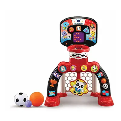 VTech 3-in-1 Sports Centre, Baby Interactive Toy with Colours and Sounds, Educational Games for 