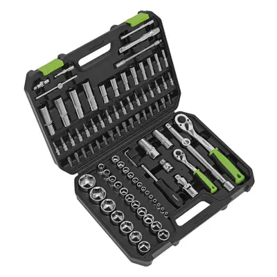 94pc PREMIUM Socket / Bit & Ratchet Handle Set - 1/4" 1/2" Drive Point Metric