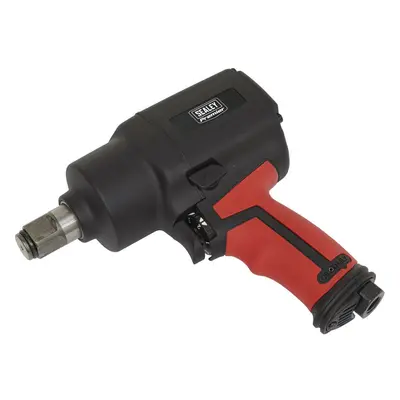 Compact Air Impact Wrench - 3/4 Inch Sq Drive - Twin Hammer - 3-Speed Selector