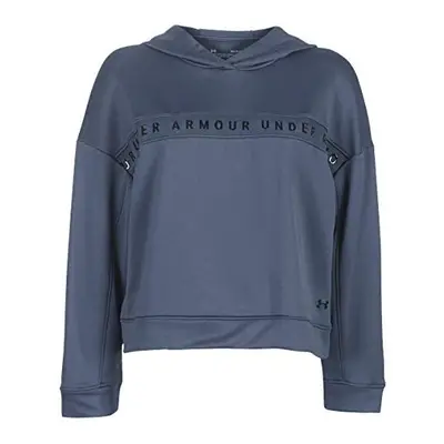 Women Tech Terry Hoody Longsleeve Shirt Downpour GrayBlack Small