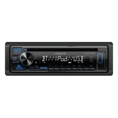 KENWOOD KDC-BT282U CD Car Stereo - Single Din Bluetooth Audio USB MP3 FLAC Aux in AM FM Radio De