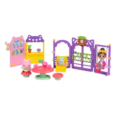 Gabby's Dollhouse, Kitty Fairy Garden Party, 18-Piece Playset with T