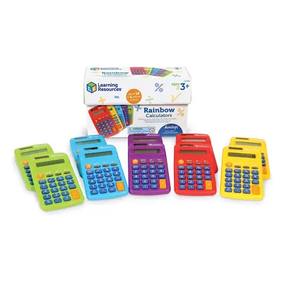 Learning Resources LER0014 Rainbow Calculators