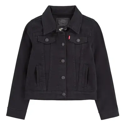 Levi's Girl's Denim Trucker Jacket Black 4T