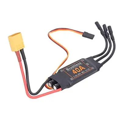 40A Brushless ESC with XT60 Connector Brushless Motor Electric Speed Controller BEC Output: 5V/3