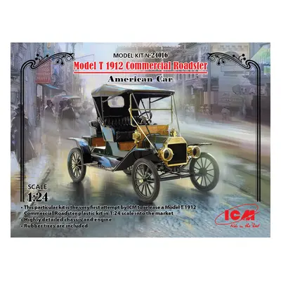 ICM24016 - ICM 1:24 - Model T Commercial Roadster, US Car