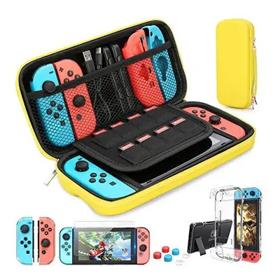 (Yellow) Mooroer Switch Carrying Bag for Nintendo Switch Case with in Nintendo Switch Accessorie