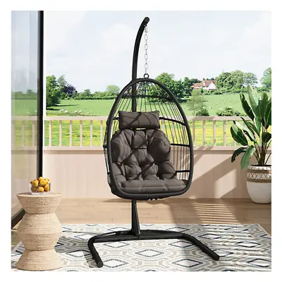 Outdoor Hanging Egg-Shaped Chair