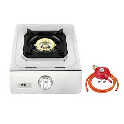 (Propane 37mbar Screw-On) Single Gas Stove Portable Camping Outdoor 3.8kW WOK NJ NGB-100