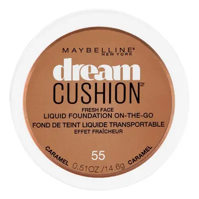 Maybelline New York Dream cushion Fresh Face Liquid Foundation, caramel, Ounce