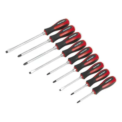 9 PACK Hammer Through Screwdriver Set - Hardened Steel Hammer Strike Chisel Caps