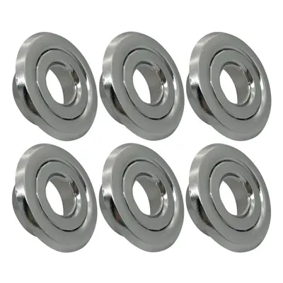 Happy Tree (6 Pack) 3/4" IPS Fire Sprinkler Head Escutcheon Plate Standard Cover Ring Two Piece 