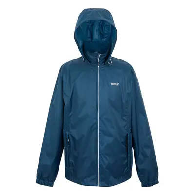 (XXL, Moonlight Denim/Tangerine Tango) Regatta Mens Lyle IV Waterproof Hooded Jacket