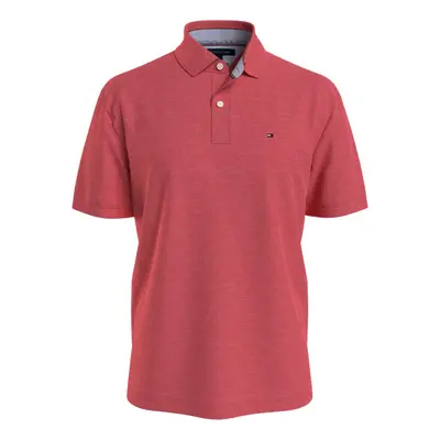 Tommy Hilfiger Men's Big Short Sleeve Polo Shirt in Regular Fit RED H